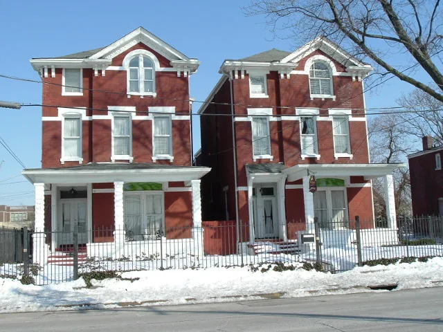 Historic houses in the Old Louisville neighborhood