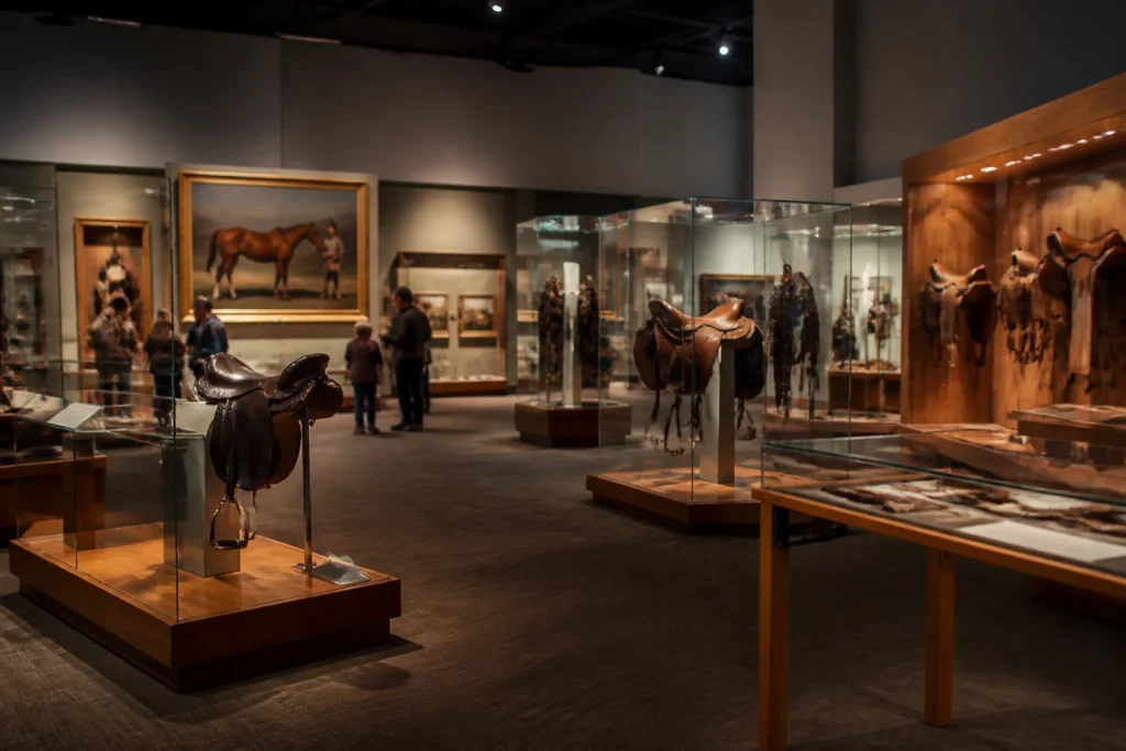 Gallery inside the International Museum of the Horse at Kentucky Horse Park